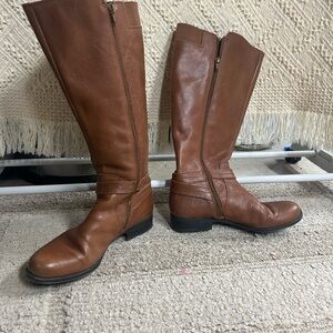 Naturalizer Tan Over the Knee Boots